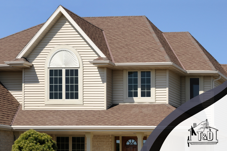 A beautifully designed gable roof enhancing the architectural elegance of a Cottontown residence.