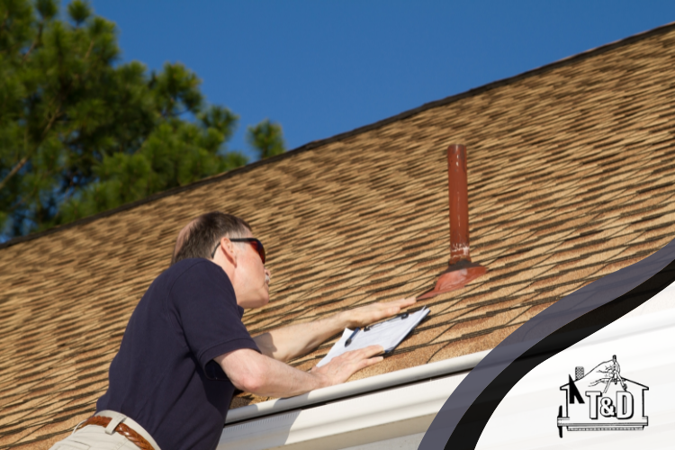 Expert roof inspection in progress, preparing for late summer storms in Cottontown, TN.