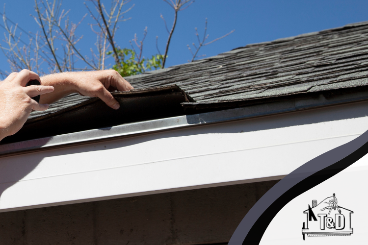 Roof inspection by a Green Hill roofing contractor during autumn
