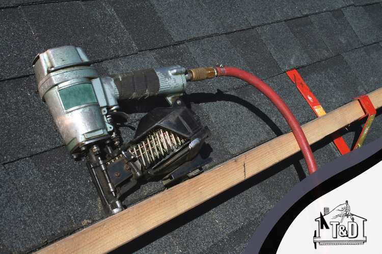 Professional Cottontown roofers safely replacing a home roof with precision and expertise.